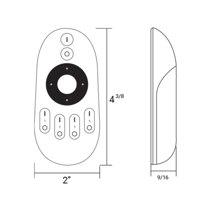 CCT 4 Zone Remote