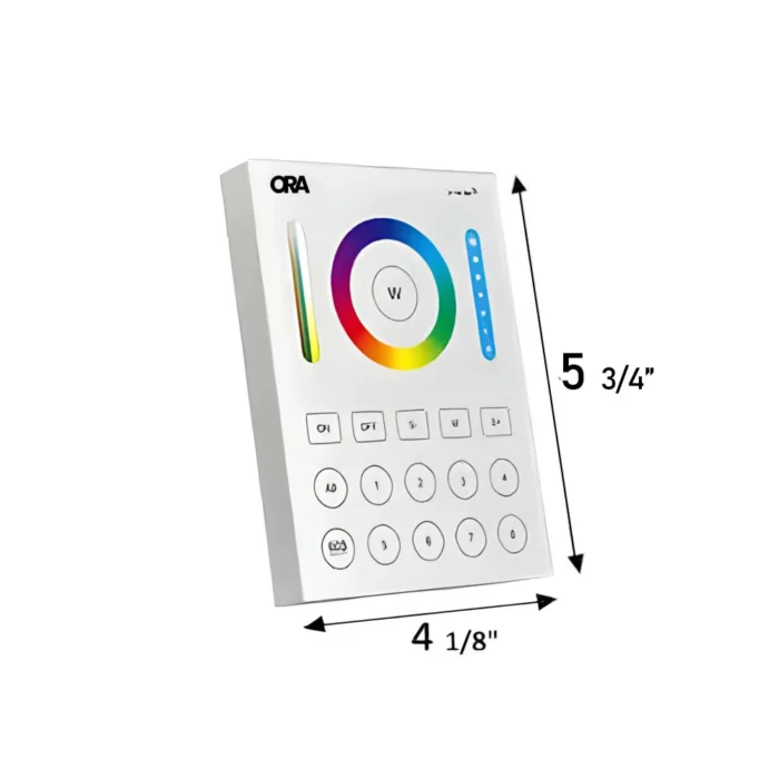 RGB+CCT 8 Zone Touch Panel Wall Remote