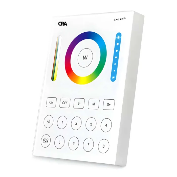 RGB+CCT 8 Zone Touch Panel Wall Remote