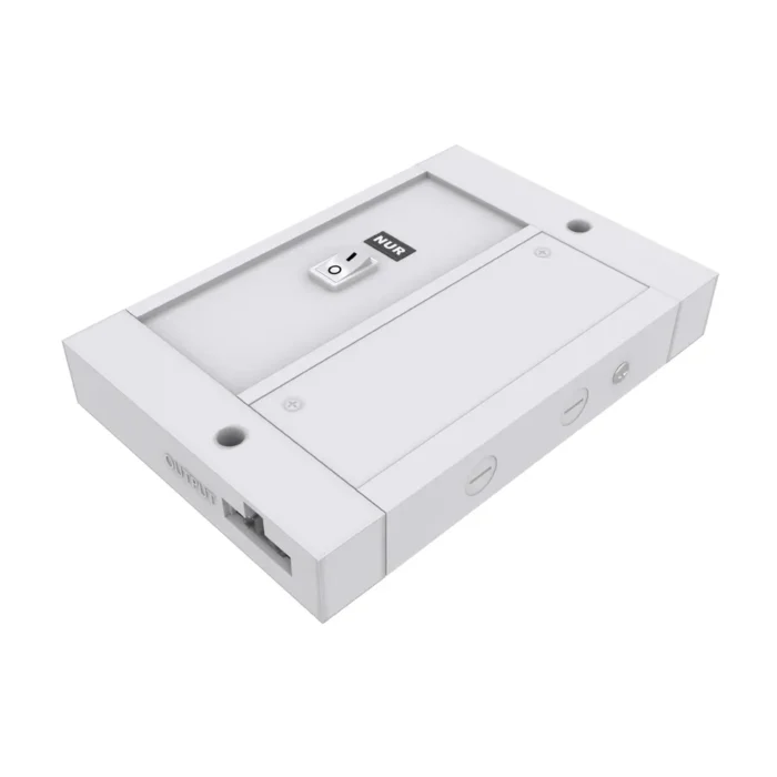 White Junction Box for NUR Under Cabinet Lighting