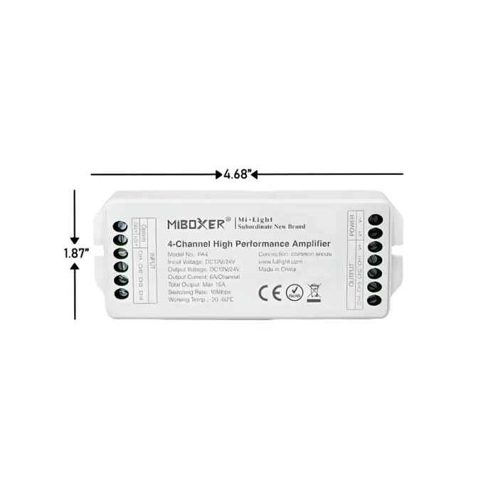 RGBW 4 Channel LED Amplifier