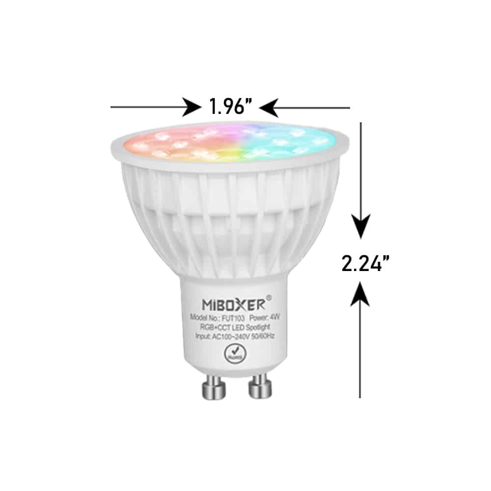 pols Gevlekt stel je voor RGB+CCT GU10 Smart Bulb