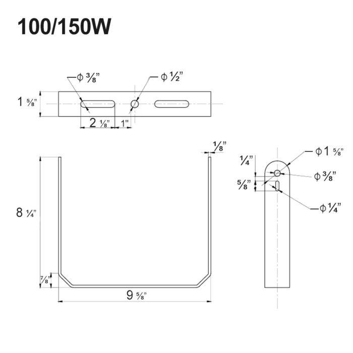 UFO High Bay U Bracket