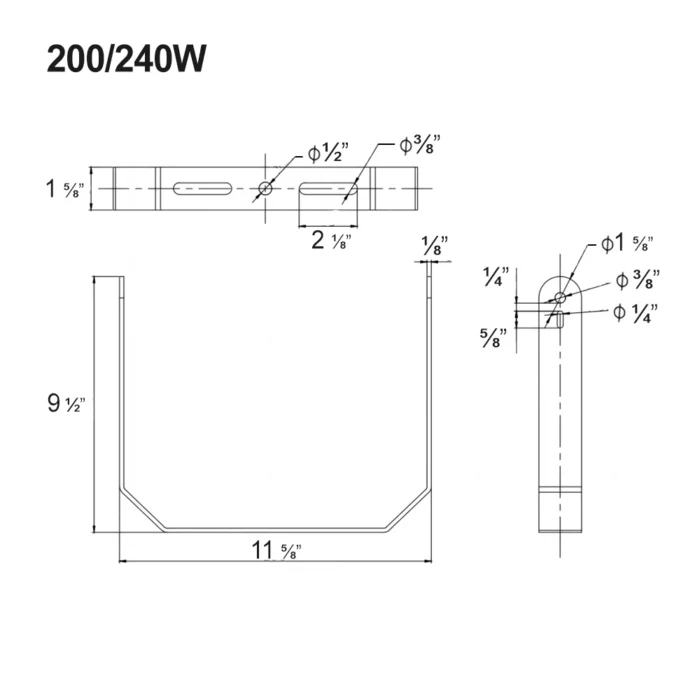 UFO High Bay U Bracket