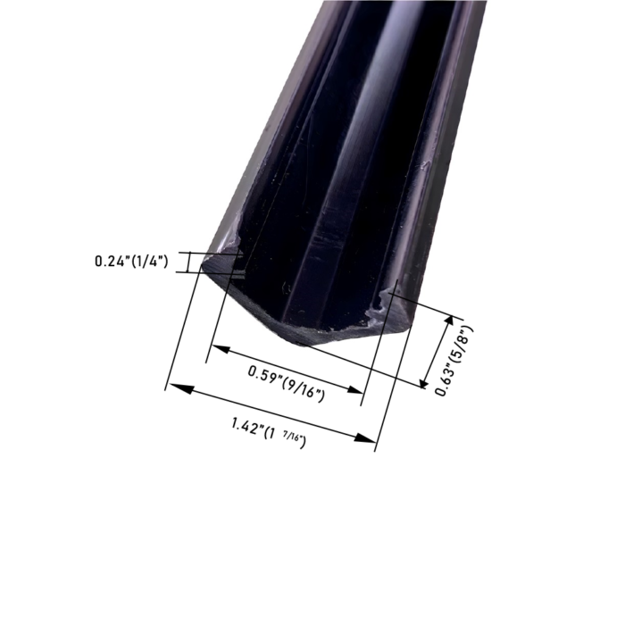 black plastic continuous hinges pvc