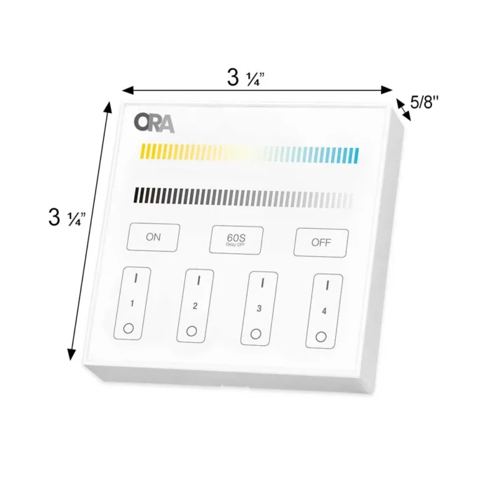 CCT 4 Zone Touch Panel Wall Remote