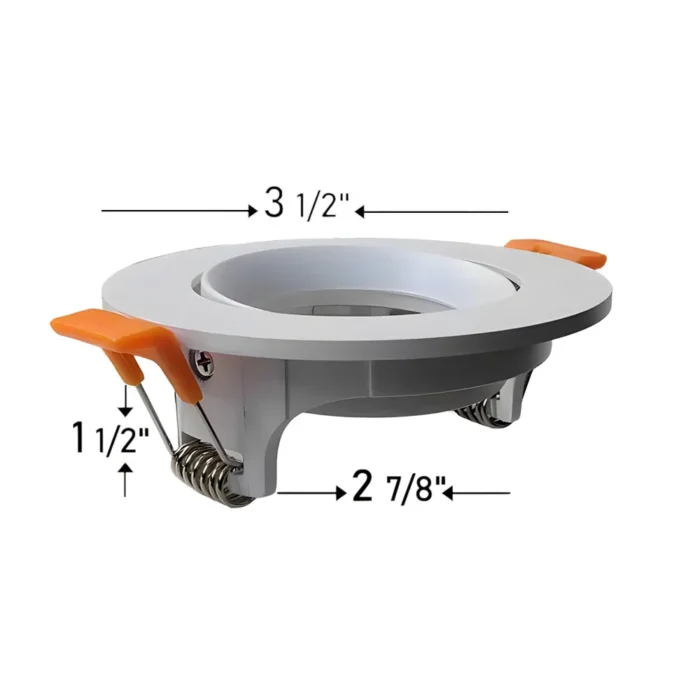 4" MR16/GU10 Adjustable Recessed Fixture