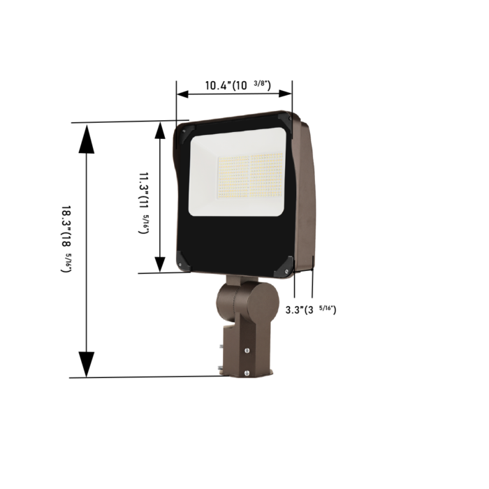 dimension MFD11-120W Large Size-Slipfitter-Side