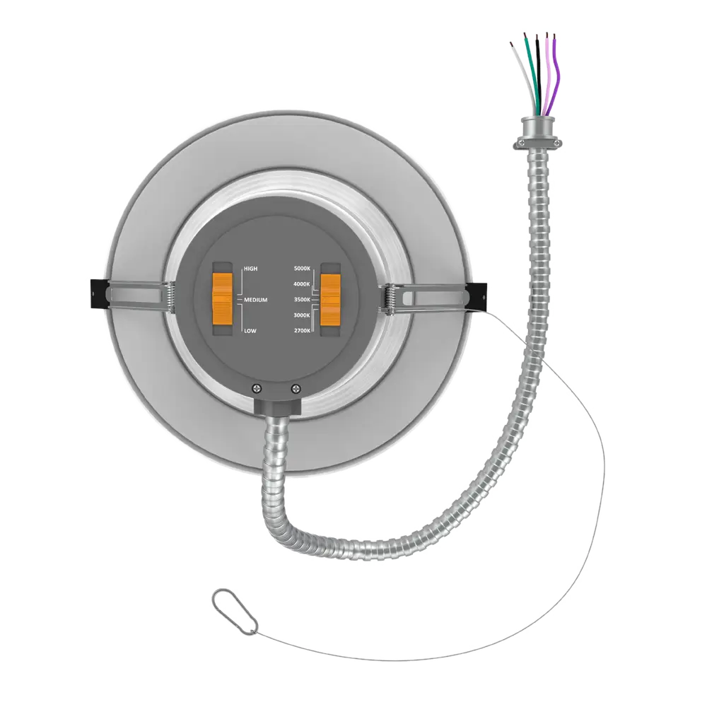 Commercial Retrofit Downlight – 5 CCT Tunable _ Wattage Selectable-Render 3 (1)